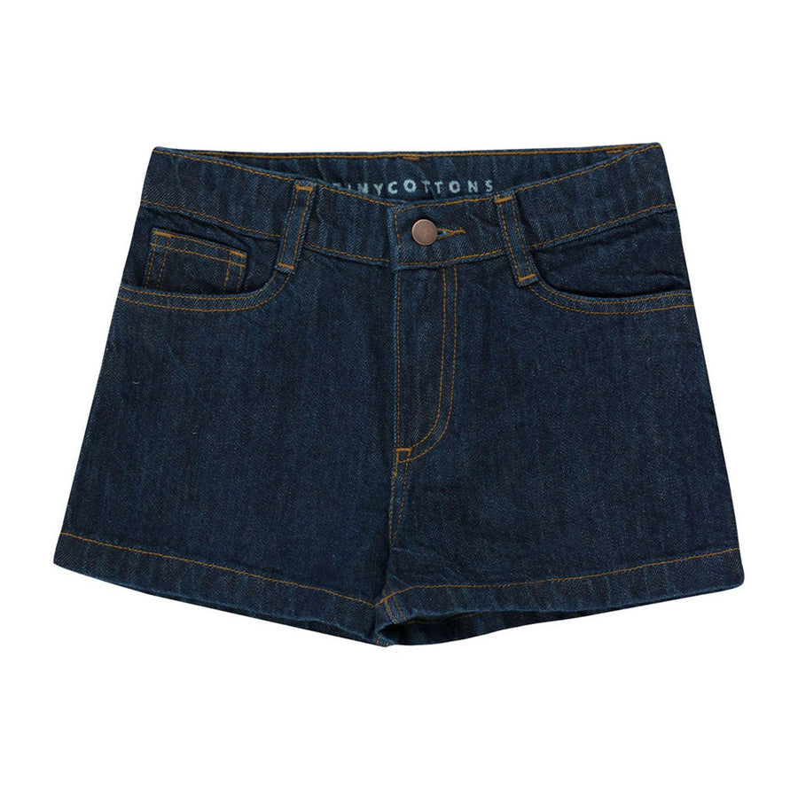 Tiny Cottons bottoms Tiny Cottons Dark Denim Shorts