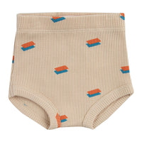 Tiny Cottons bottoms Tiny Cottons Dark Vanilla/Summer Red Pool Baby Bloomer