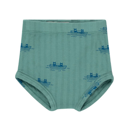Tiny Cottons bottoms Tiny Cottons Light Teal/Real Blue Sea Table Baby Bloomer