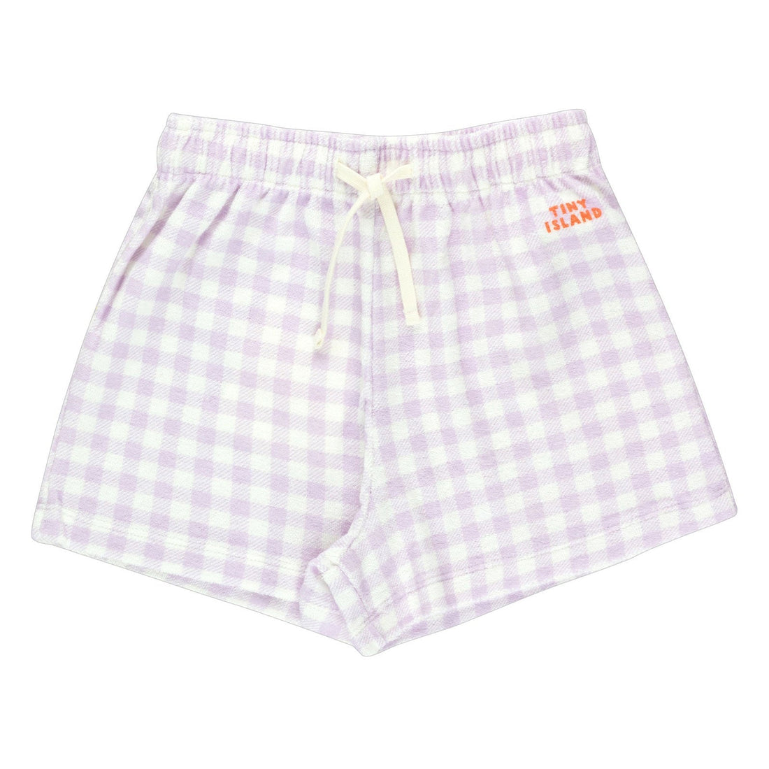 Tiny Cottons bottoms Tiny Cottons Off-White/Pastel Lilac Vichy Short