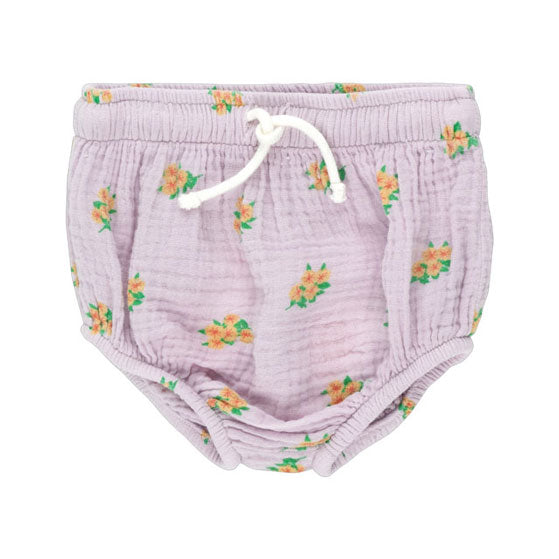 Tiny Cottons bottoms Tiny Cottons Pastel Lilac/Yellow Flowers Baby Bloomer