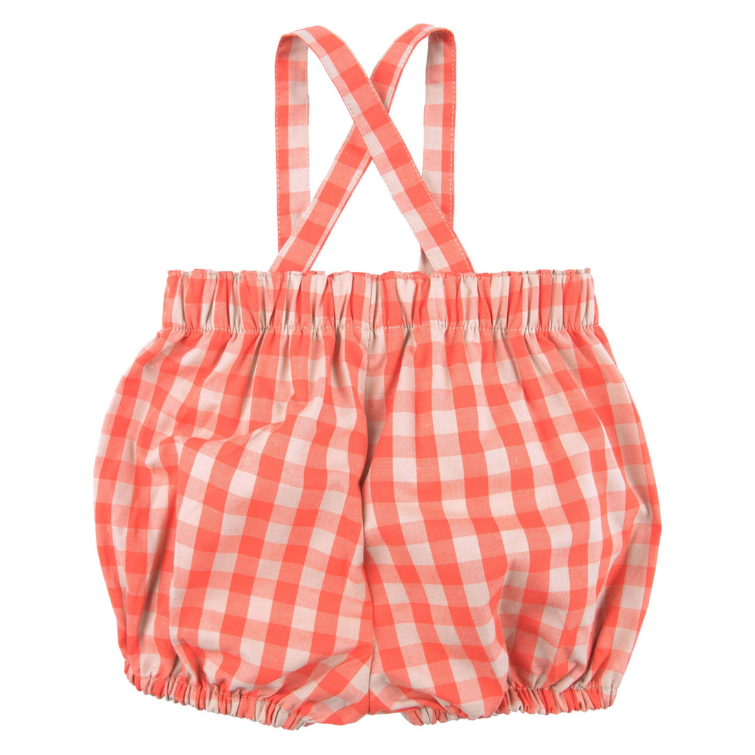 Tiny Cottons bottoms Tiny Cottons Red Tiny Vichy Suspender Bloomers