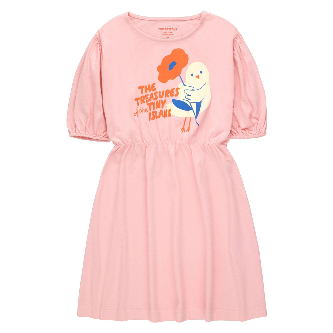 Tiny Cottons dresses Tiny Cottons Blush Pink/Summer Red Tiny Treasures Dress