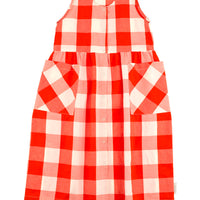 Tiny Cottons dresses Tiny Cottons Carmine Huge Check Long Tankdress