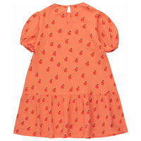 Tiny Cottons dresses Tiny Cottons Light Red/Dark Red Oranges Puff Dress