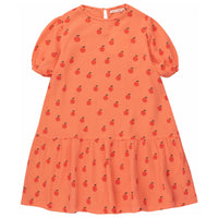 Tiny Cottons dresses Tiny Cottons Light Red/Dark Red Oranges Puff Dress