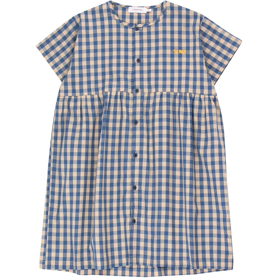 Tiny Cottons dresses Tiny Cottons Summer Navy Tiny Vichy Dress