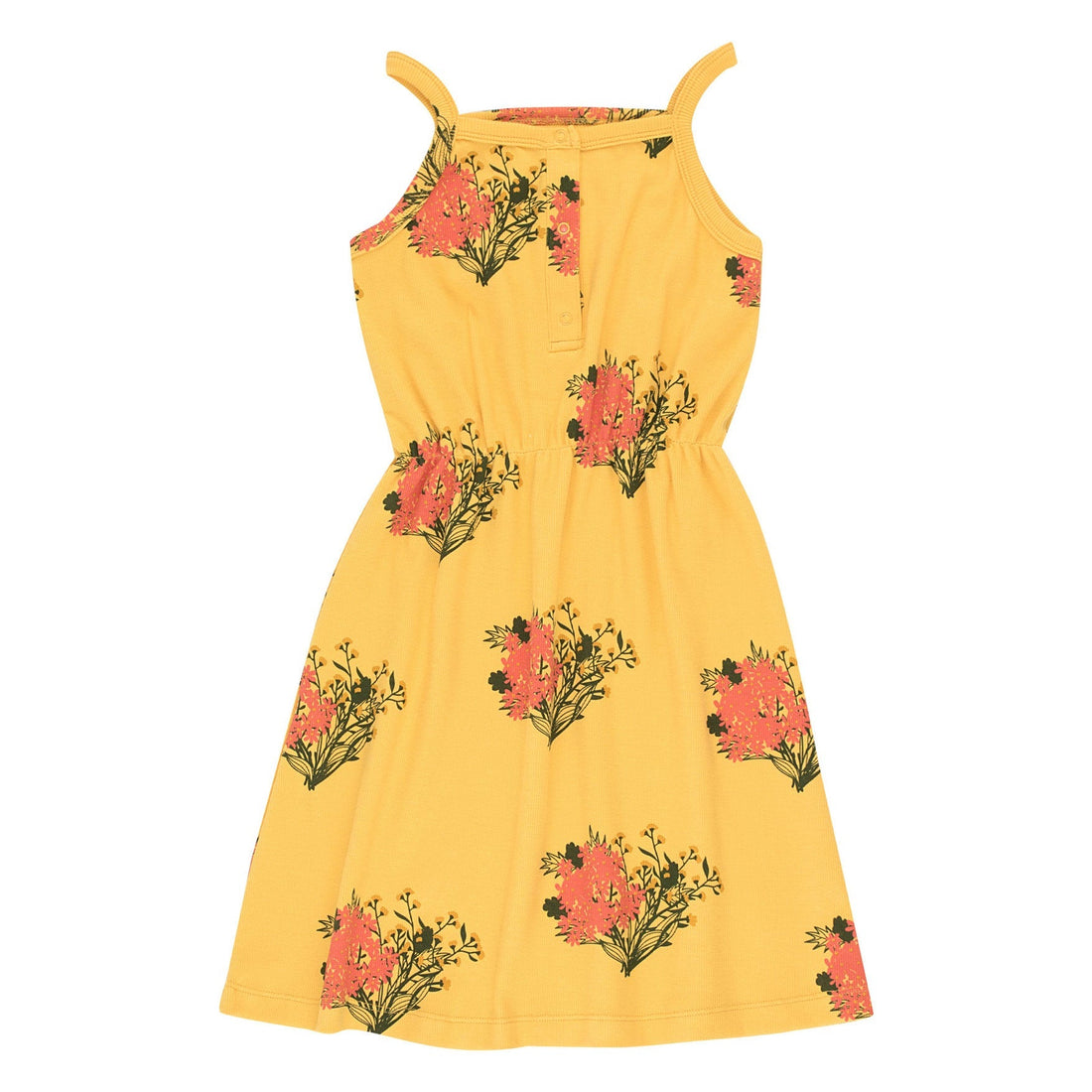Tiny Cottons dresses Tiny Cottons Yellow Flowers Long Dress