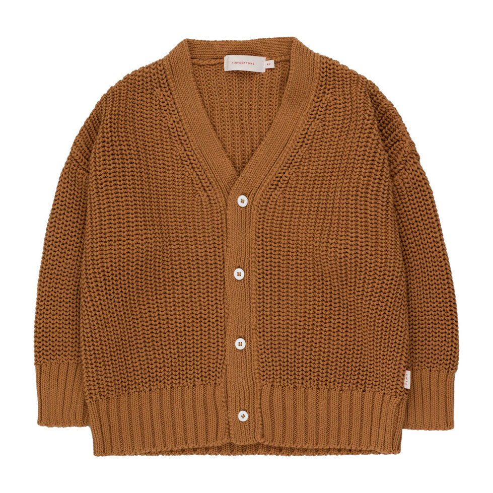 Tiny Cottons knitwear Tiny Cottons Almond Solid Cardigan