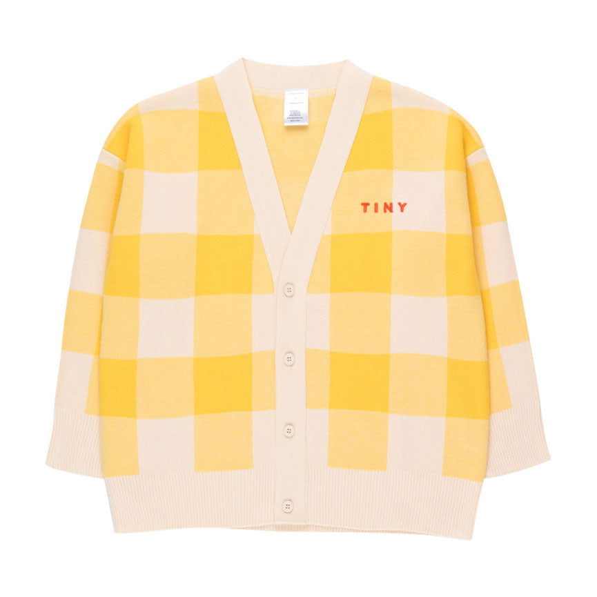 Tiny Cottons knitwear Tiny Cottons Big Check Cardigan