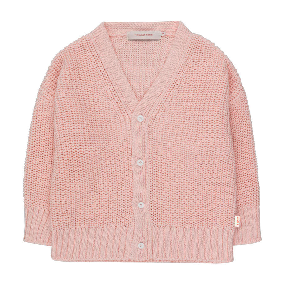 Tiny Cottons knitwear Tiny Cottons Pastel Pink Solid Cardigan