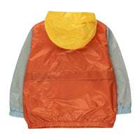 Tiny Cottons Outerwear Tiny Cottons Light Brown/Pale Blue Color Block Jacket