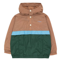 Tiny Cottons Outerwear Tiny Cottons Tan/Olive Colorblock Pullover