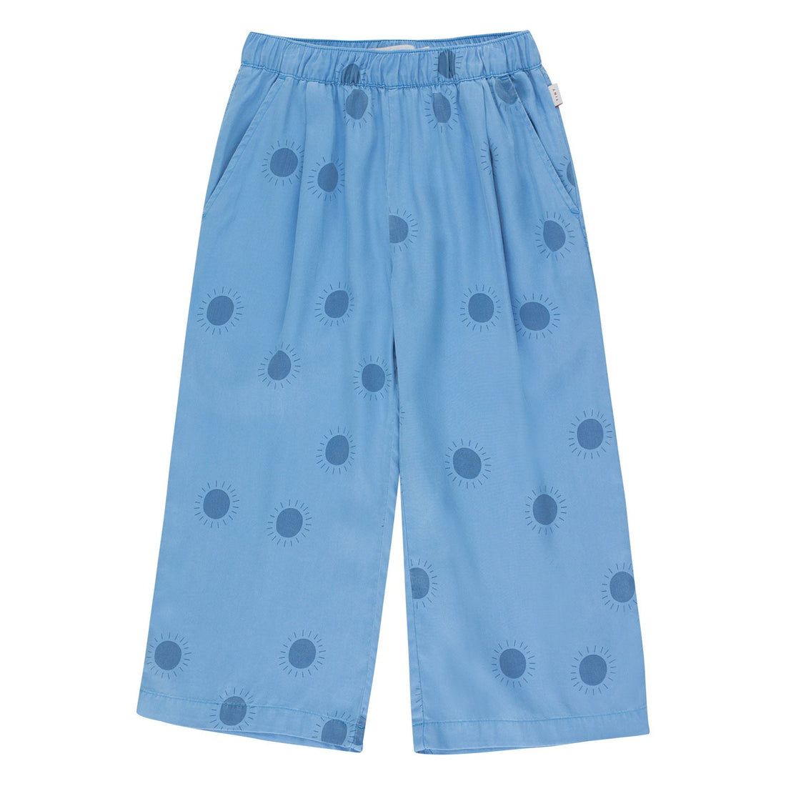 Tiny Cottons pants Tiny Cottons Cerulean Blue Sun Wide Pants