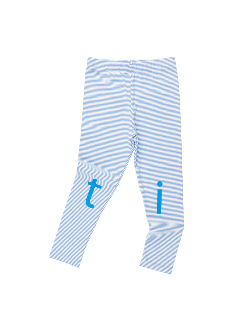 Tiny Cottons pants Tiny Cottons Cerulean Blue Tiny Logo Pants