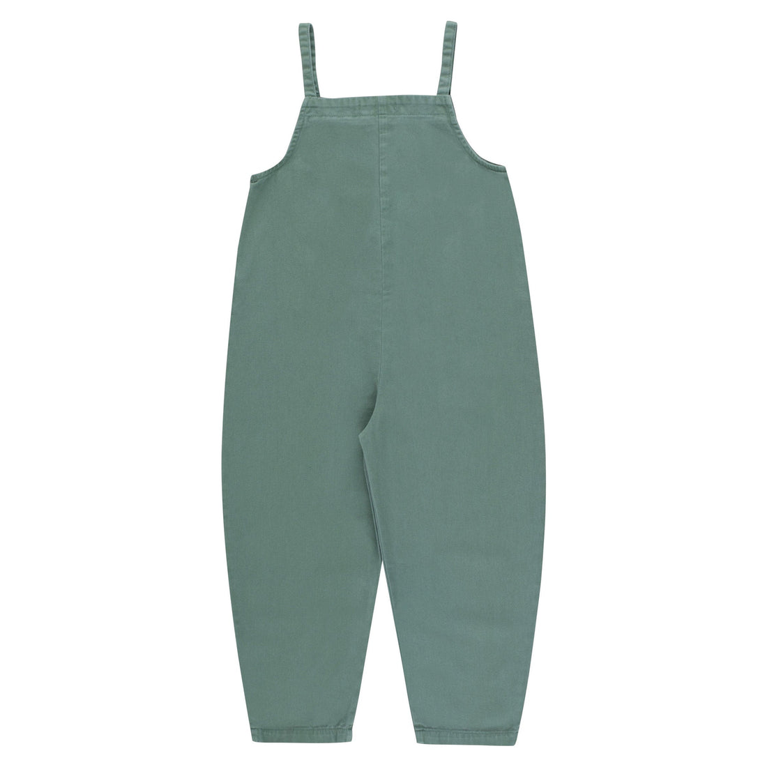 Tiny Cottons pants Tiny Cottons Light Teal Solid Dungaree