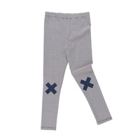 Tiny Cottons pants Tiny Cottons Navy Stripe Logo Pants