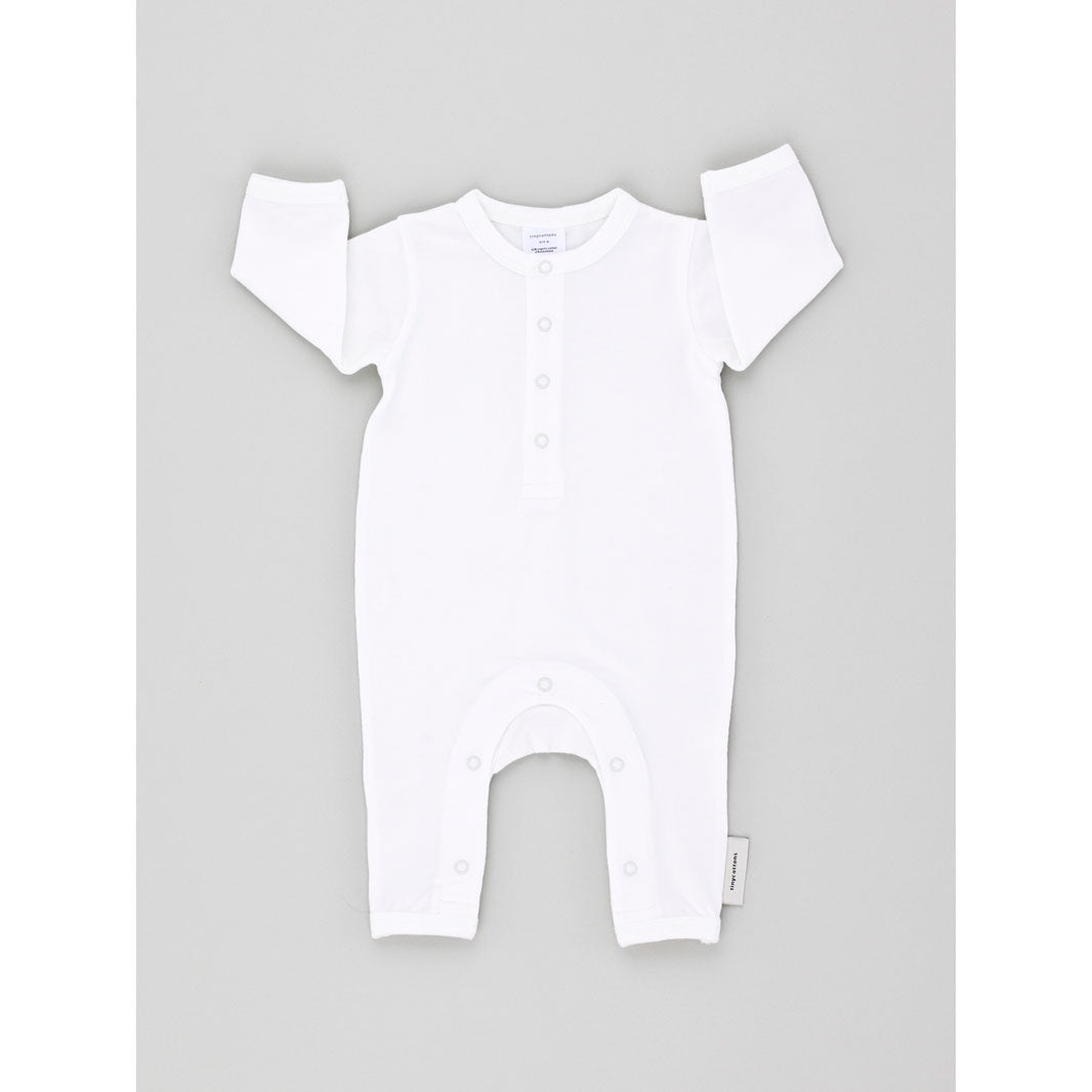 Tiny Cottons Rompers and Bodysuits Tiny Cottons  Basic White Jersey Onepiece