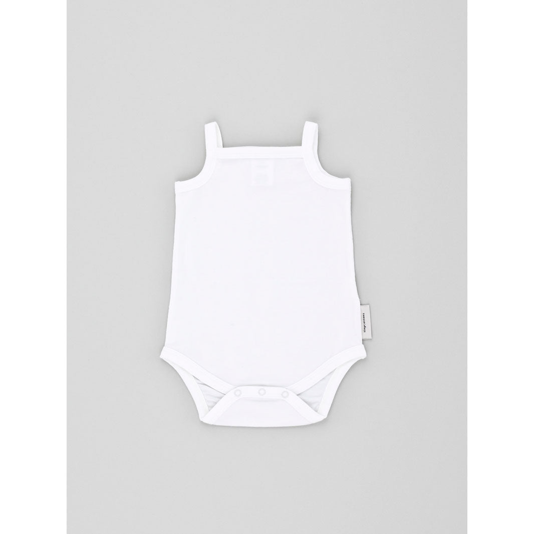 Tiny Cottons Rompers and Bodysuits Tiny Cottons  Basic White Jersey Sleeveless Body