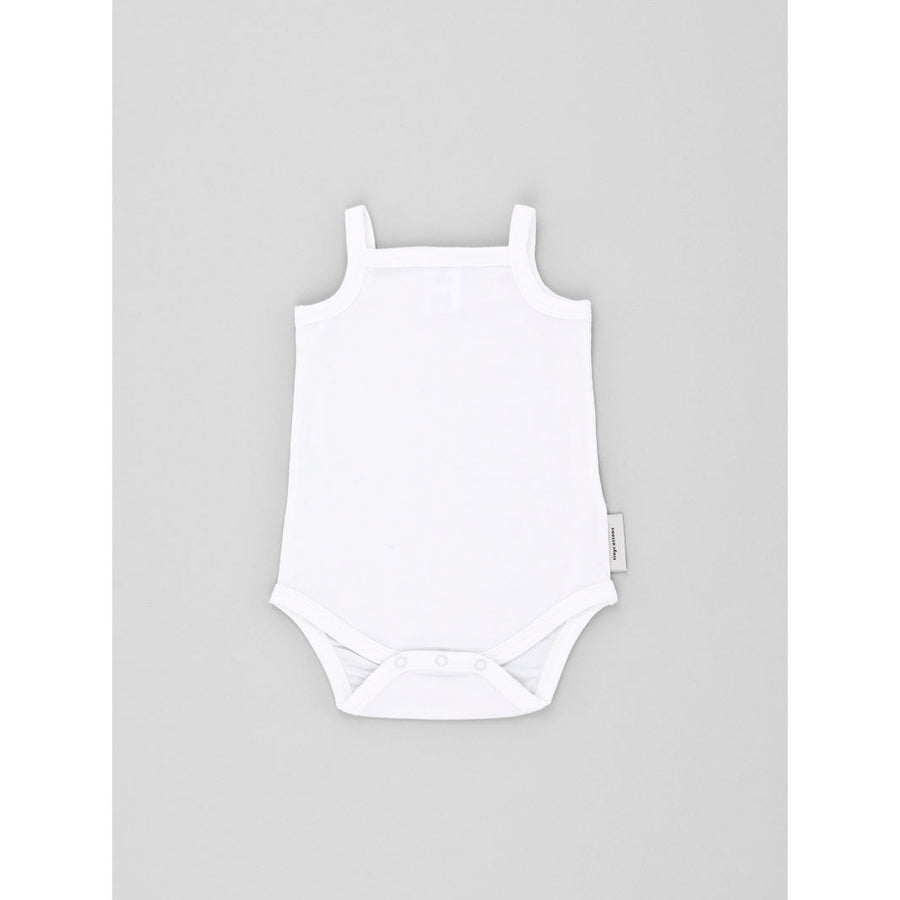 Tiny Cottons Rompers and Bodysuits Tiny Cottons  Basic White Jersey Sleeveless Body