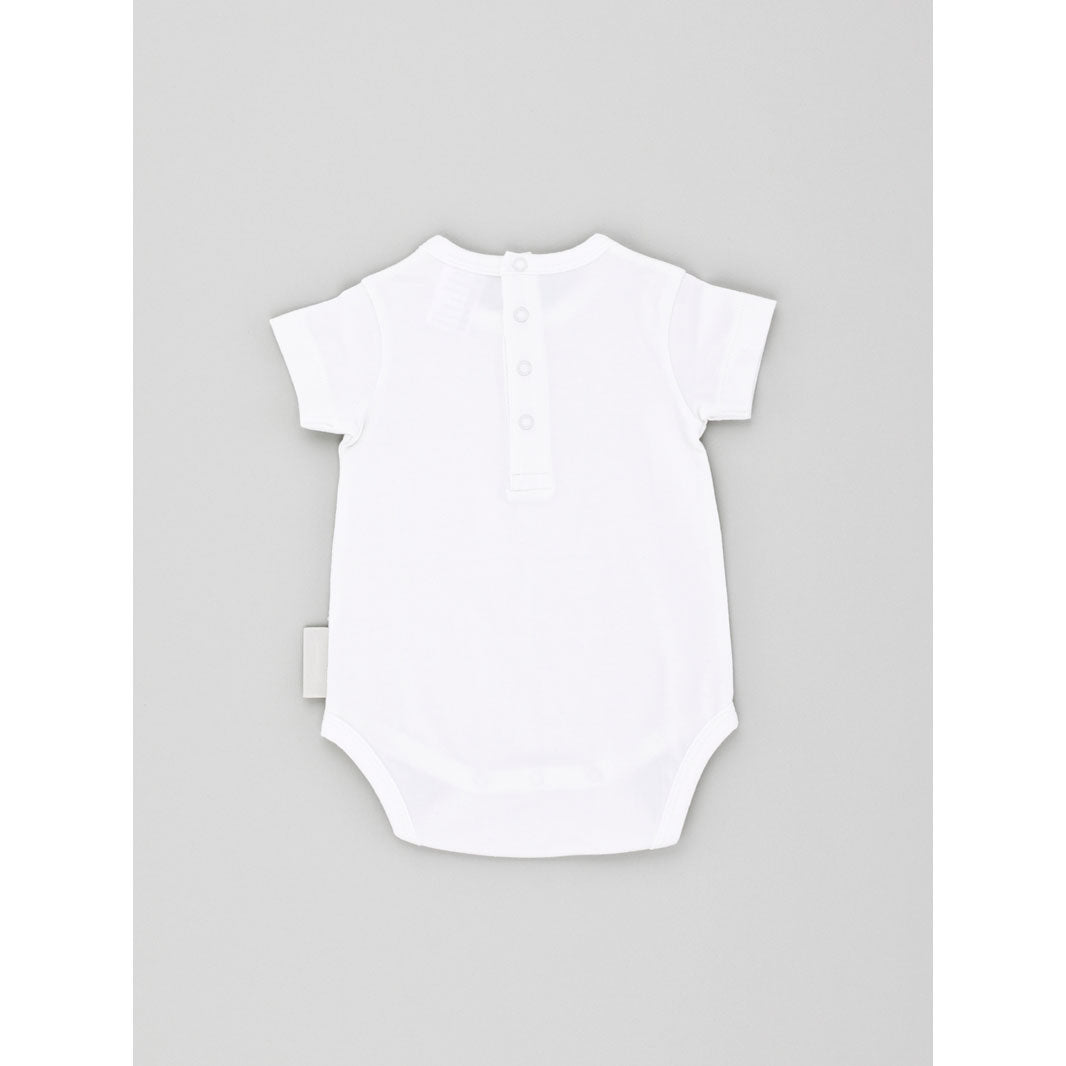 Tiny Cottons Rompers and Bodysuits Tiny Cottons  Basic White Jersey SS Body