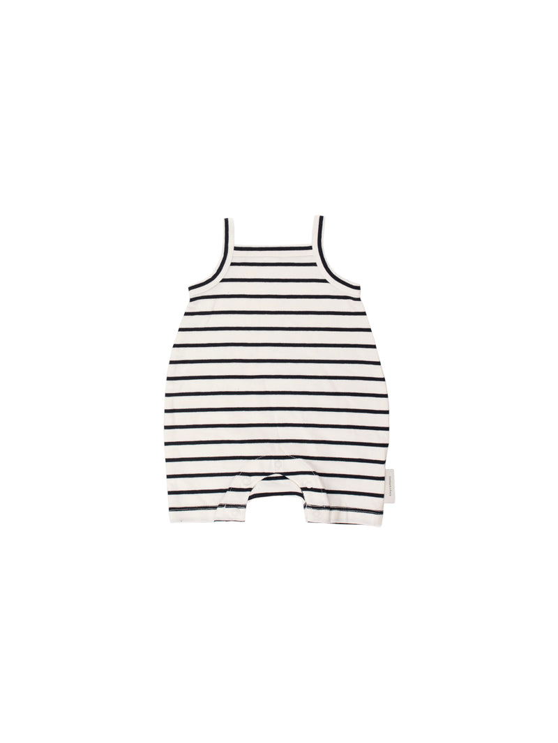Tiny Cottons Rompers and Bodysuits Tiny Cottons Navy Small Stripes Onepiece
