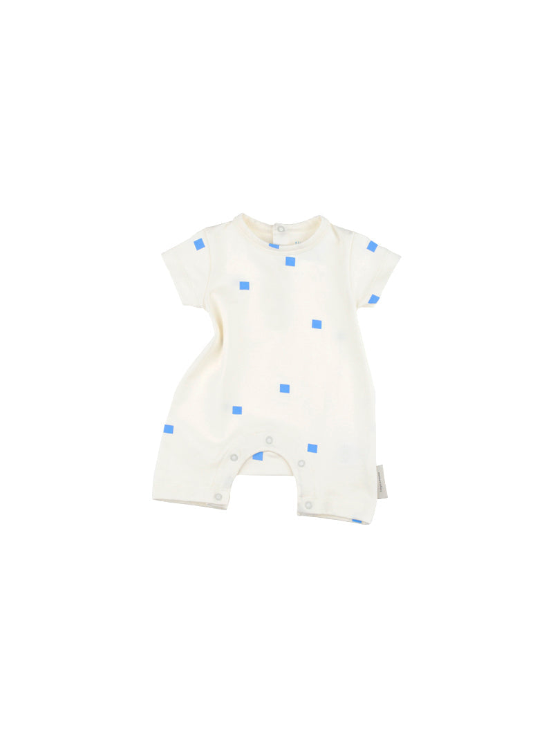 Tiny Cottons Rompers and Bodysuits Tiny Cottons Square Dots Onepiece