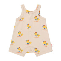Tiny Cottons rompers Tiny Cottons Dark Vanilla/Yellow Greek Adventure One-Piece