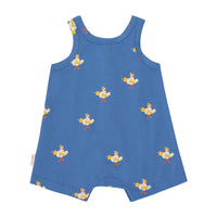 Tiny Cottons rompers Tiny Cottons Night Blue/Light Cream Beach Goose One-Piece