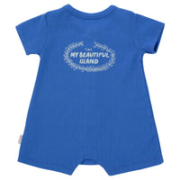 Tiny Cottons rompers Tiny Cottons Ultramarine/Light Cream Tiny Wreath One-Piece