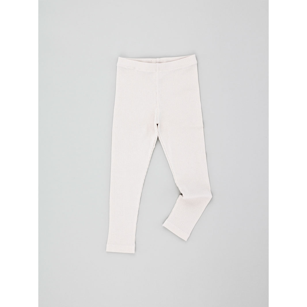 Tiny Cottons sets Tiny Cottons  Basic Beige Rib Tee and Pants Set