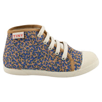 Tiny Cottons shoes Tiny Cottons Almond/Ultramarine Meadow Hi-Top Sneakers