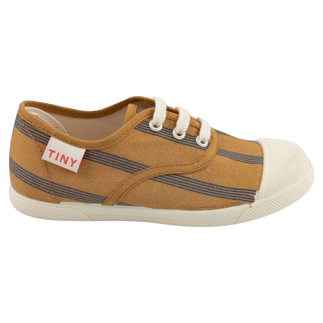 Tiny Cottons shoes Tiny Cottons Dijon/Ultramarine Lines Sneakers