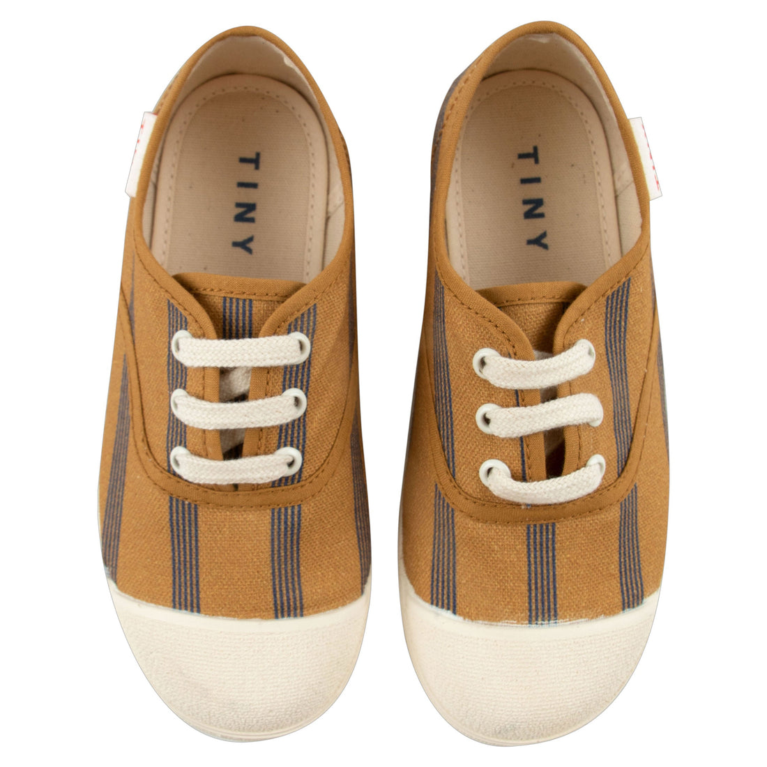 Tiny Cottons shoes Tiny Cottons Dijon/Ultramarine Lines Sneakers