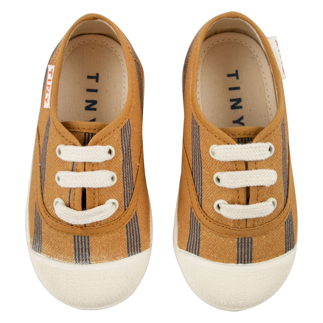Tiny Cottons shoes Tiny Cottons Dijon/Ultramarine Lines Sneakers