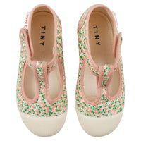 Tiny Cottons shoes Tiny Cottons Pastel Pink/Light Papaya Meadow Mary Jane