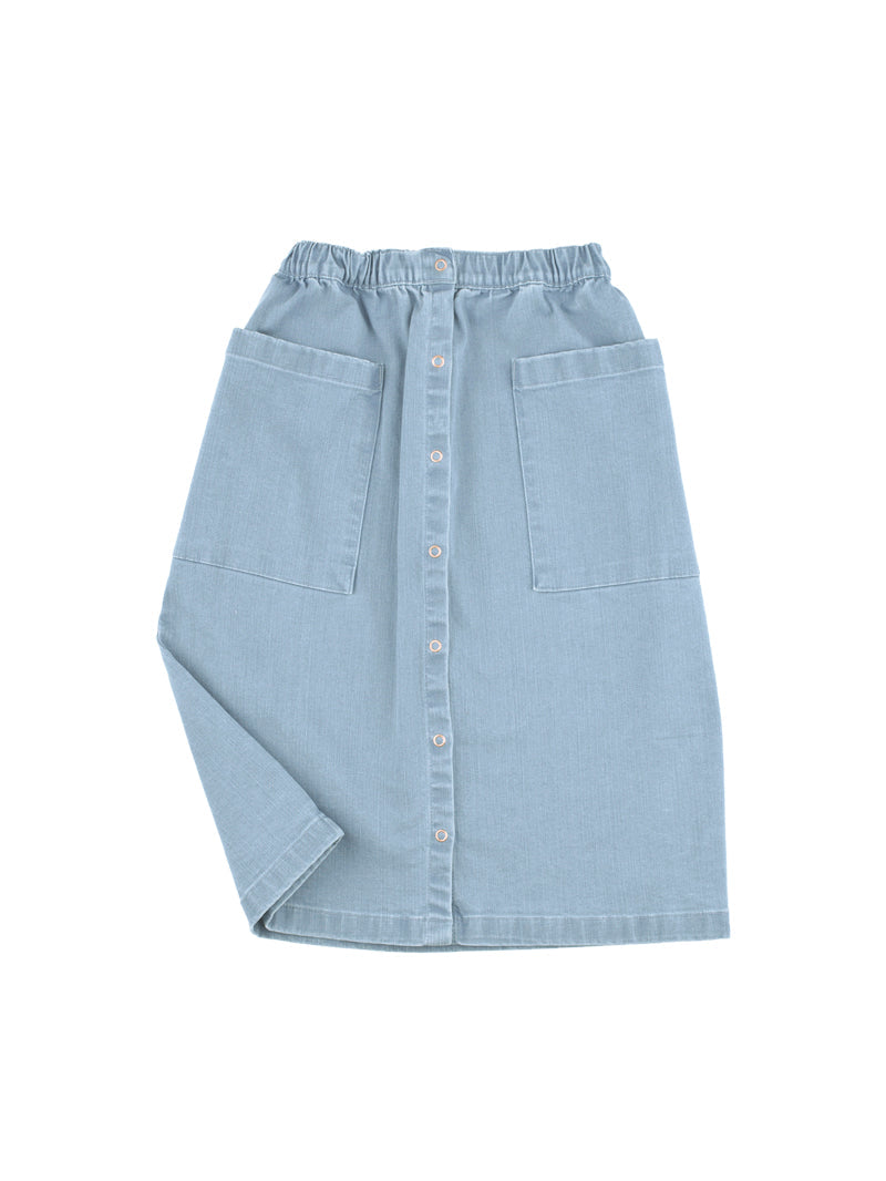 Tiny Cottons skirts Tiny Cottons Denim Button Down Skirt
