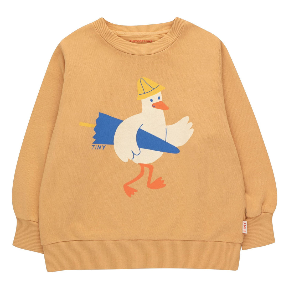 Tiny Cottons sweatshirts Tiny Cottons Almond/Light Cream Beach Goose Sweatshirt