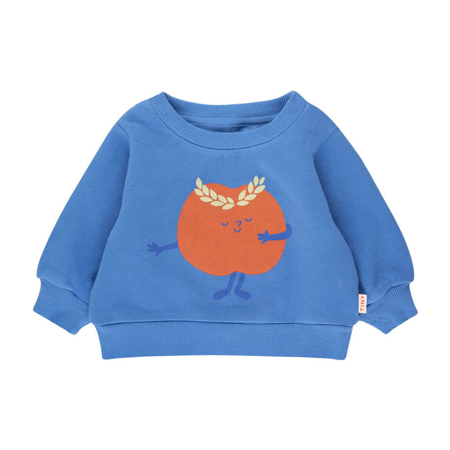 Tiny Cottons sweatshirts Tiny Cottons Lilac Blue/Light Red Delicious Champion Baby Sweatshirt
