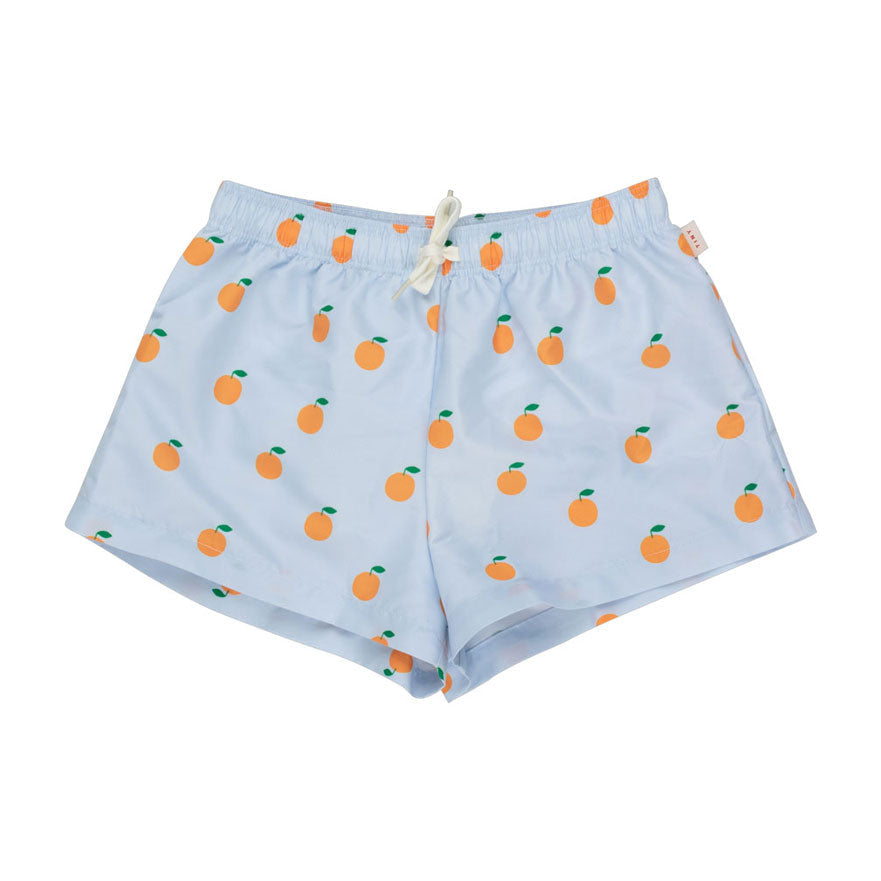 Tiny Cottons swim Tiny Cottons Pale Blue/Orange Oranges Trunks