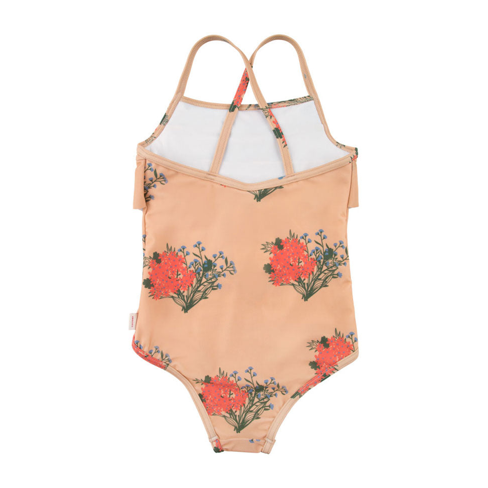 Tiny Cottons swim Tiny Cottons Toffee Flowers Swimsuit