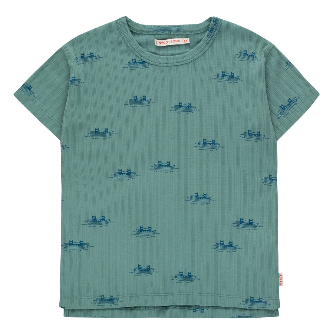 Tiny Cottons tees Tiny Cottons Light Teal/Real Blue Sea Table Tee