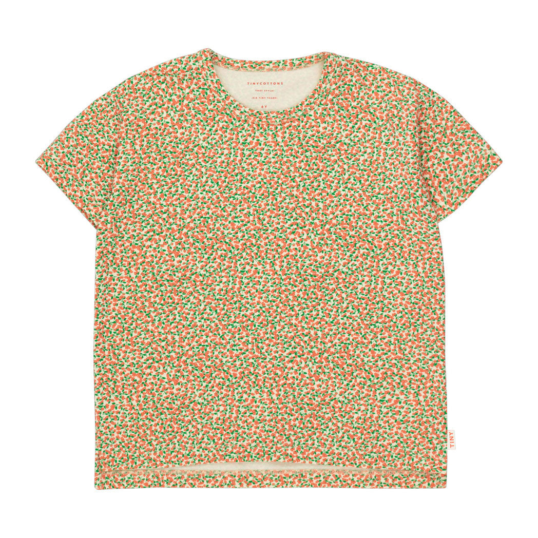 Tiny Cottons tees Tiny Cottons Pastel Yellow/Summer Red Meadow Tee