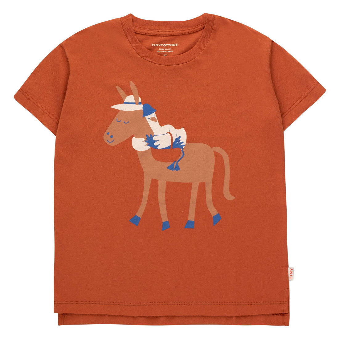 Tiny Cottons tees Tiny Cottons Tawny/Light Brown My Donkey Friend Tee