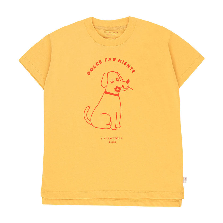 Tiny Cottons tees Tiny Cottons Yellow Flower Dog Tee