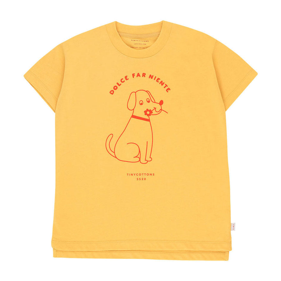 Tiny Cottons tees Tiny Cottons Yellow Flower Dog Tee
