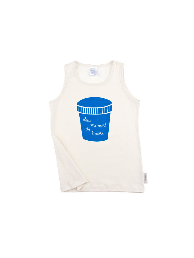Tiny Cottons tops and tees Tiny Cottons Big Ice Cream Pot Tanktop