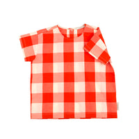 Tiny Cottons tops and tees Tiny Cottons Carmine Huge Check Woven Shirt