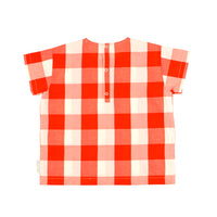 Tiny Cottons tops and tees Tiny Cottons Carmine Huge Check Woven Shirt