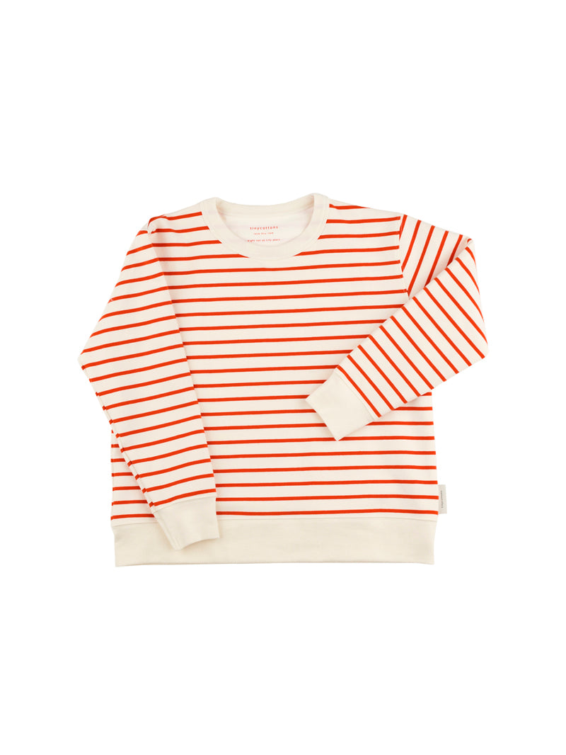 Tiny Cottons tops and tees Tiny Cottons Carmine Small Stripes Sweatshirt